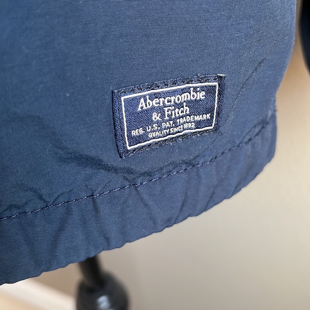 A&F Navy Rain Jacket - Picture 12 of 15
